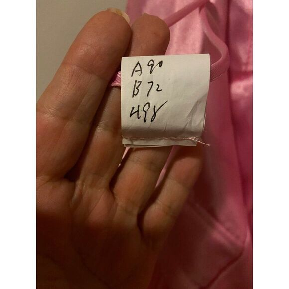 #3645 Womans Pink strapless shor prom party evening date dress Size M - Picture 7 of 11